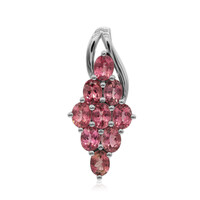 Ciondolo in argento con Tormalina Rosa