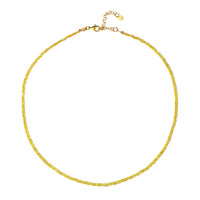 Collana in argento con Zaffiro Giallo