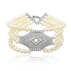 Bracciale in argento con Perla di Acqua Dolce