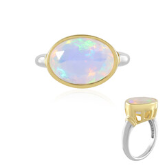 Anello in argento con Opale di Welo