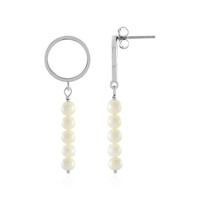 Orecchini in argento con Perla d'Acqua Dolce Bianca