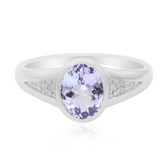 Anello in argento con Tanzanite (non riscaldata)