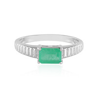 Anello in argento con Smeraldo Russo