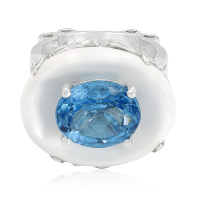 Anello in argento con Magnesite Pristine (Dallas Prince Designs)