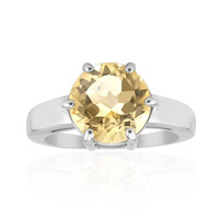 Anello in argento con Citrino
