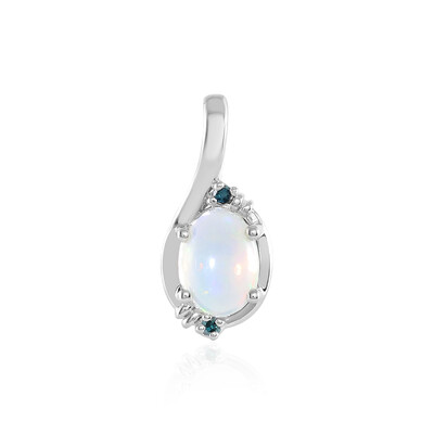 Ciondolo in argento con Opale di Welo