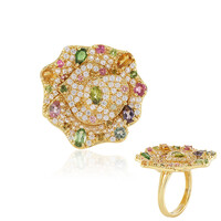 Anello in argento con Tormalina