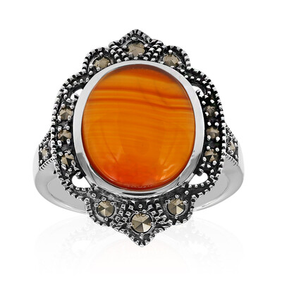 Anello in argento con Corniola (Annette classic)