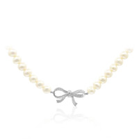 Collana in argento con Perla di Acqua Dolce