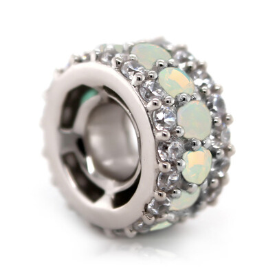 Ciondolo in argento con Opale di Welo (MONOSONO COLLECTION)