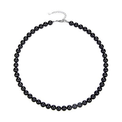 Collana in argento con Shungite