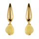 Orecchini in argento con Ambra Milky Baltica (dagen)