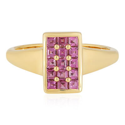 Anello in argento con Rodolite (MONOSONO COLLECTION)
