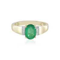 Anello in oro con Smeraldo Brasiliano