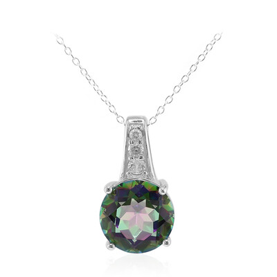Collana in argento con Quarzo Mistico
