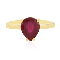 Anello in argento con Rubino del Madagascar