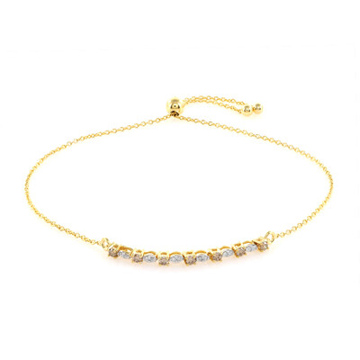 Bracciale in argento con Diamante Champagne I3
