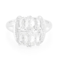 Anello in argento con Berillo Himalayano