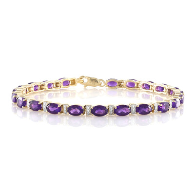 Bracciale in argento con Ametista Zambiana