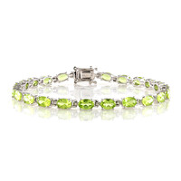 Bracciale in argento con Peridoto