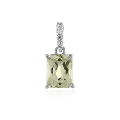 Ciondolo in argento con Kunzite Canarino