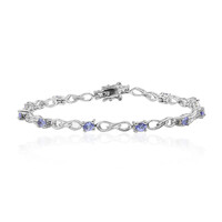 Bracciale in argento con Tanzanite