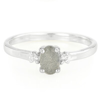 Anello in argento con Labradorite