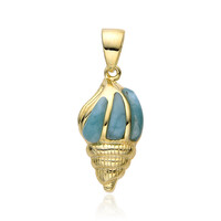 Ciondolo in argento con Larimar