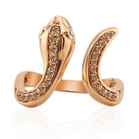 Anello in oro con Diamante Rose de France SI1 di Argyle