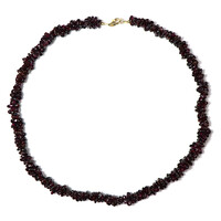 Collana in argento con Granato Mozambico