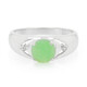 Anello in argento con Crisoprasio Imperiale