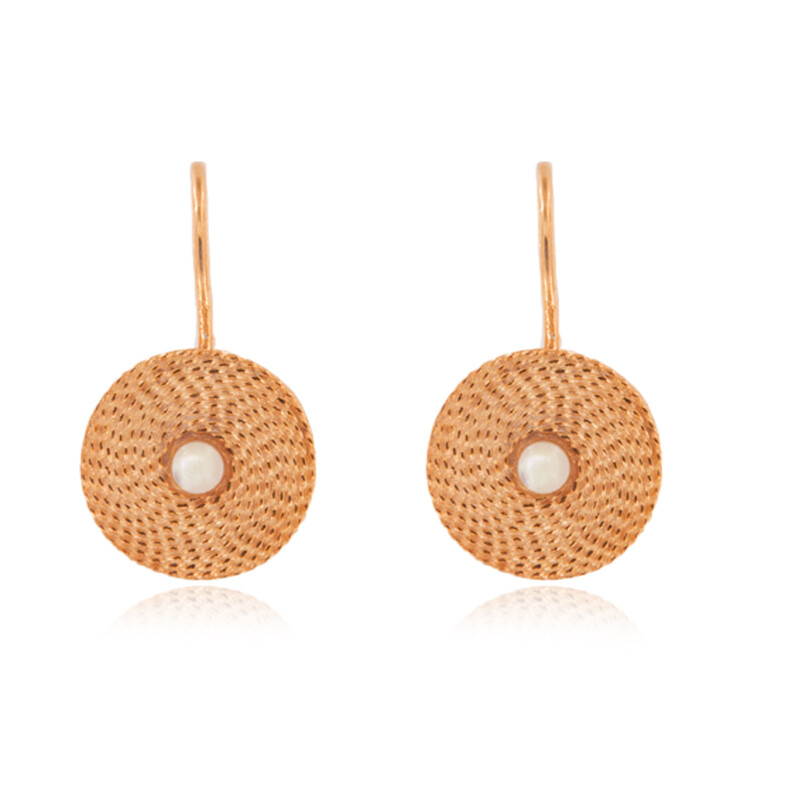 Orecchini A Piuma Placcati Oro Rosa - Philip Jones - Eleganti, Ipoallergenici, Regalo