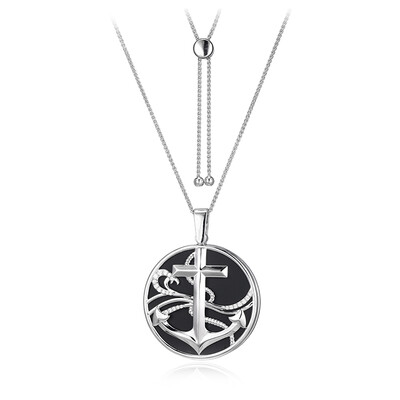Collana in ottone con Zircone (Juwelo Style)