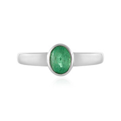 Anello in argento con Smeraldo Etiope