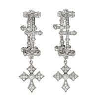 Orecchini in argento con Zircone (Dallas Prince Designs)