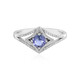 Anello in argento con Tanzanite (non riscaldata)