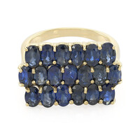 Anello in oro con Zaffiro della Birmania (AMAYANI)