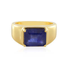 Anello in argento con Zaffiro Blu del Madagascar