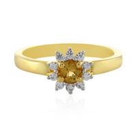 Anello in argento con Tormalina Gialla