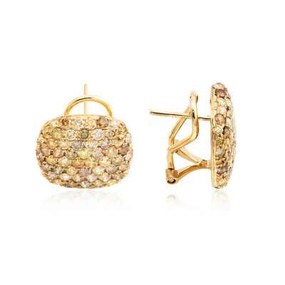 Orecchini in oro con Diamante Fancy SI2 (CIRARI)