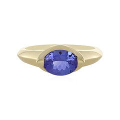 Anello in oro con Tanzanite AAA (de Melo)