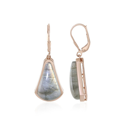 Orecchini in argento con Labradorite Verde Maniry (KM by Juwelo)