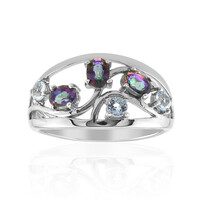 Anello in argento con Quarzo Mistico