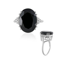 Anello in argento con Spinello Nero