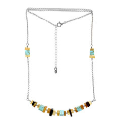 Collana in argento con Turchese