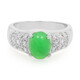 Anello in argento con Crisoprasio Imperiale