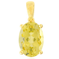 Ciondolo in argento con Citrino Limone