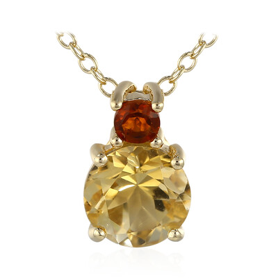Collana in argento con Citrino
