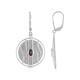 Orecchini in argento con Zircone Rosa (MONOSONO COLLECTION)