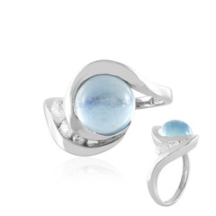 Anello in argento con Acquamarina Ofiki